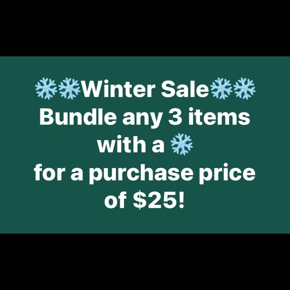 ❄️❄️❄️Winter Sale❄️❄️❄️